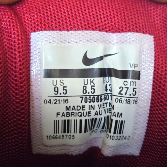 NDS Men's Nike Air Python Premium  Team Red White Gum Size 9.5 - Picture 7 of 8